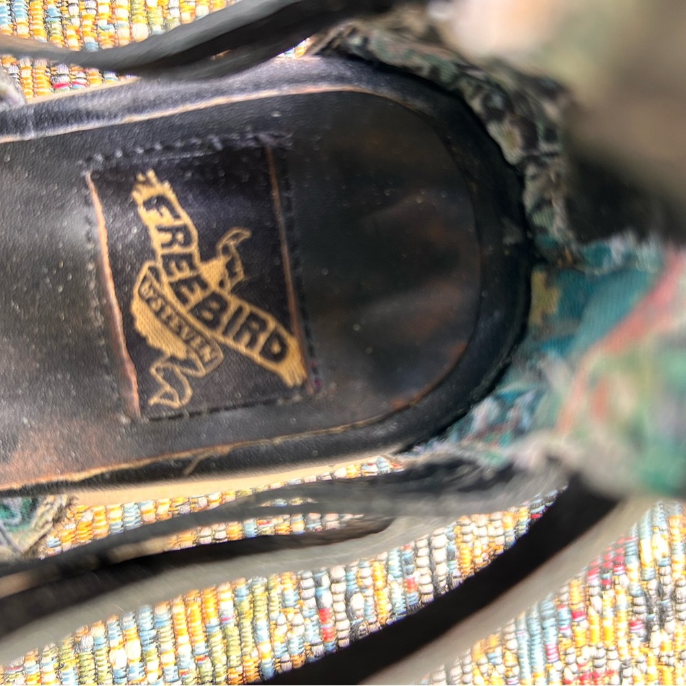 🍀Freebird Ponce Black Leather Strappy Sandals - Picture 4 of 9